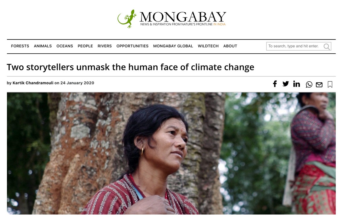 MONGABAY Clip: Two Storytellers Unmask the Human Face of Climate Change